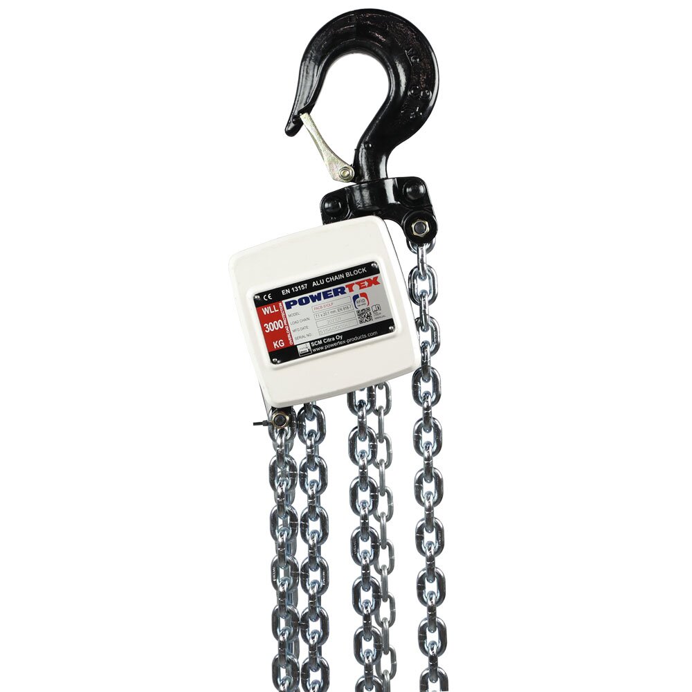 Aluminum kjetting talje POWERTEX PACB-S1OLP
