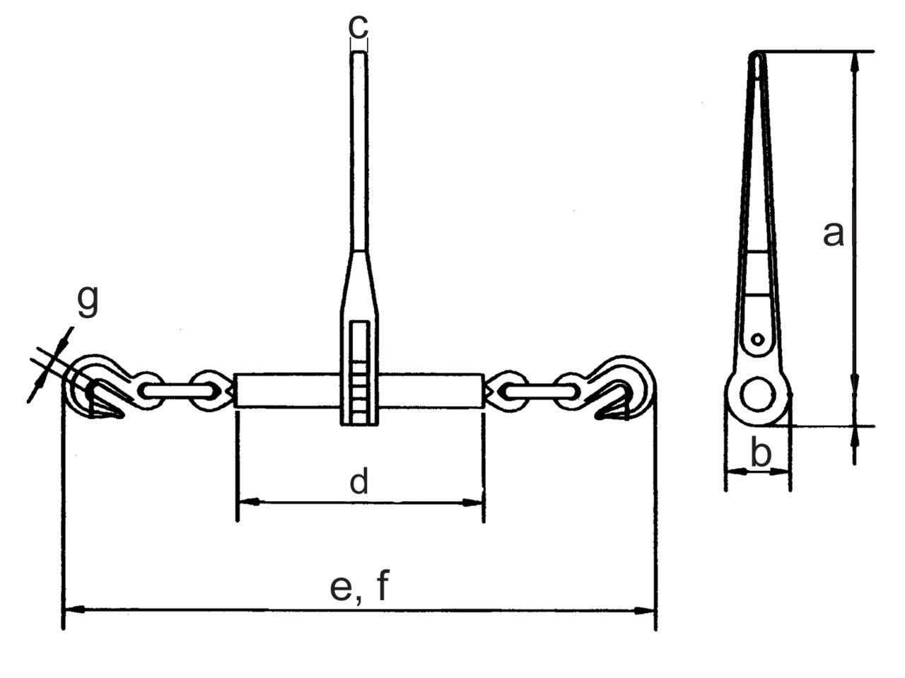 Powertex loadbinder drawing