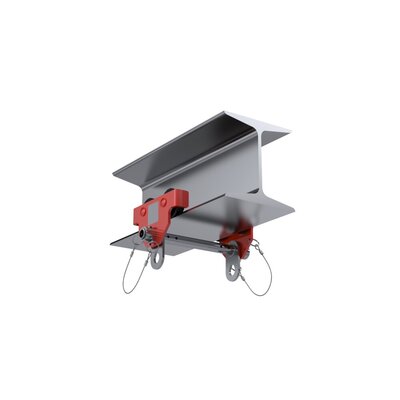 ST012 EN 795 type B anchor point for steel and aluminium profiles