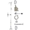 Complete secure guide-wire system for roofs and other places that requires this application.