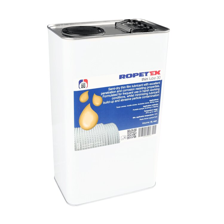 Thin lubricant for steel wire ropes | Certex Norge