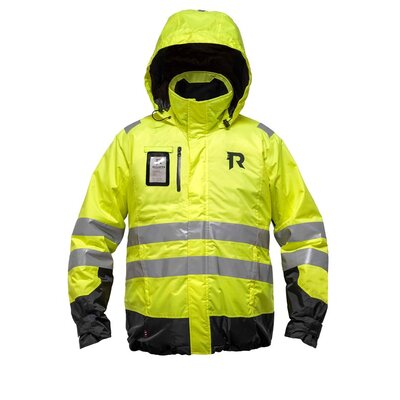 Flytejakke designet primært for yrkesmessig med tanke på synbarhet.