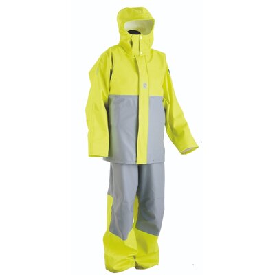 Justerbar hette, forsterket og sydde albuer, fleece i nakken og knapper i front.