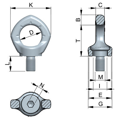 Øyebolt RUD INOX-STAR
