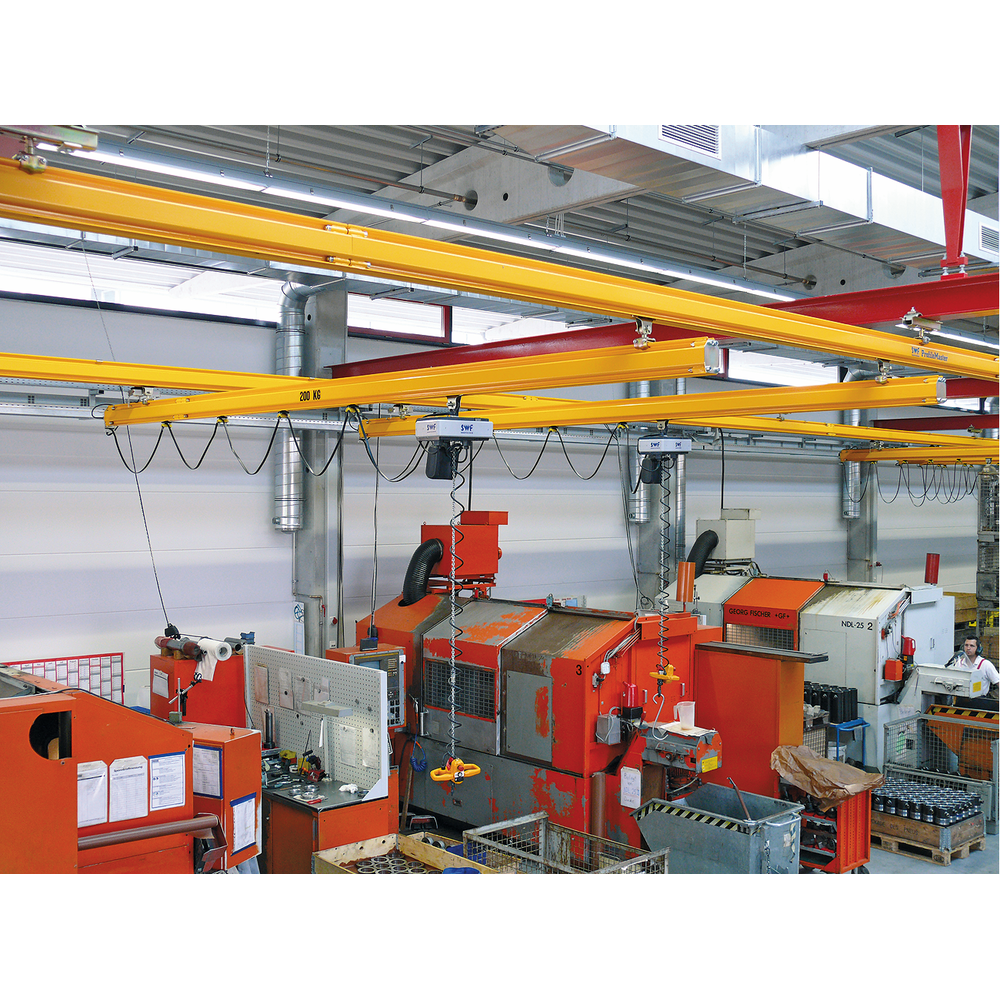 SWF ProfileMaster PLUS ST kransystem, høy fleksibilitet, designet for last opp til 2 tonn