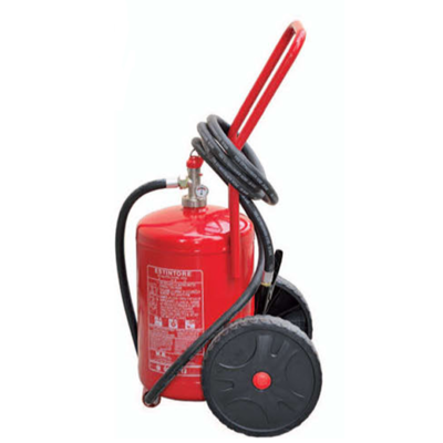 Fire Extinguisher on trolley Powder 25 kg