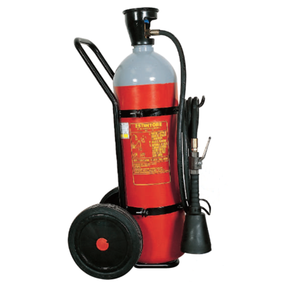 Fire Extinguisher on trolley CO2 27 kg