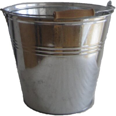 Bucket made out of zink