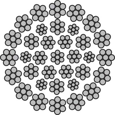 Ståltau Kranwire 35x7