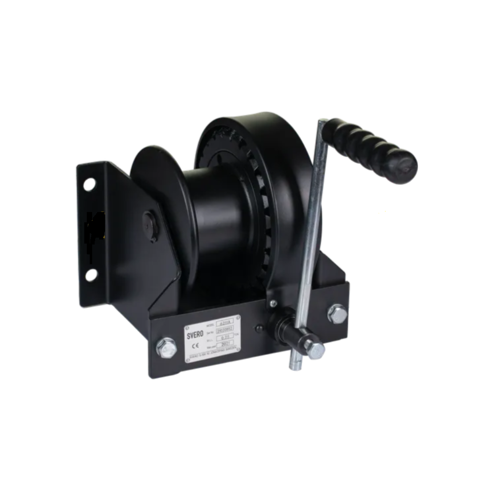 SVERO Hånddrevet vinsj 6211AT 250 kg