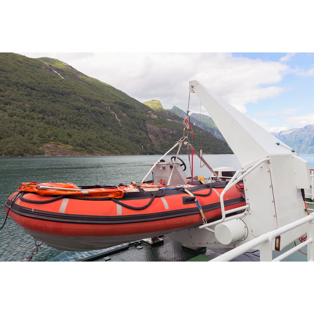 Rescue Boat Hook PX03 in use