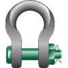 Sjakkel H mutterbolt slingtype P-6033 Green Pin