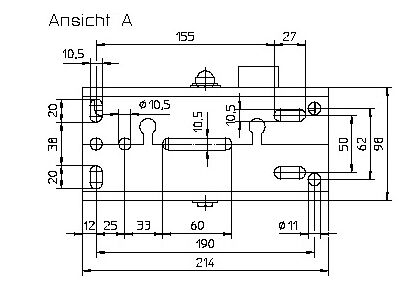 Bracket Winch type KWE 650 measurements_2