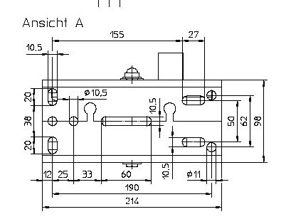 Bracket Winch type KWV 650 measuremets_2