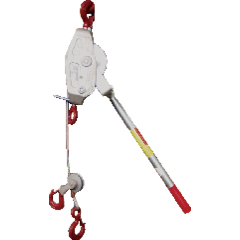For lifting and pulling in horizontal, vertical and angled position. Lever Hoist LUG-ALL