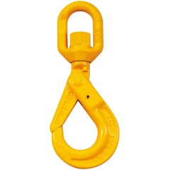 Yoke 8-027 Swivel Self Locking Hook is a Grade 8/80 hook suited for all sorts of liftings Swivel Self Locking Hook 8-027