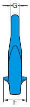 Yoke X-041 Innkortningskrok Grade 10 front spesifikasjoner