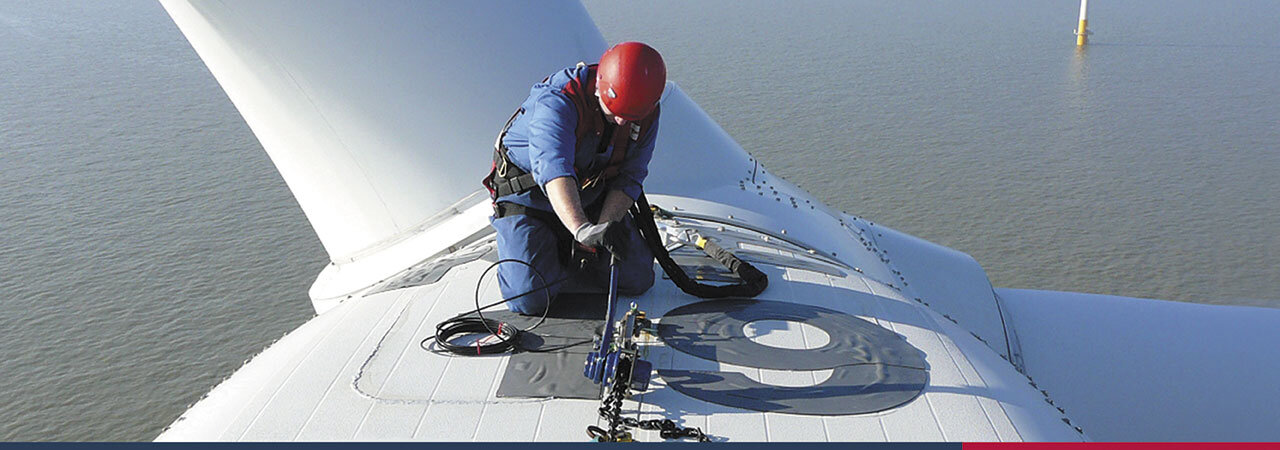 Service inspection windmill Service inspection windmill