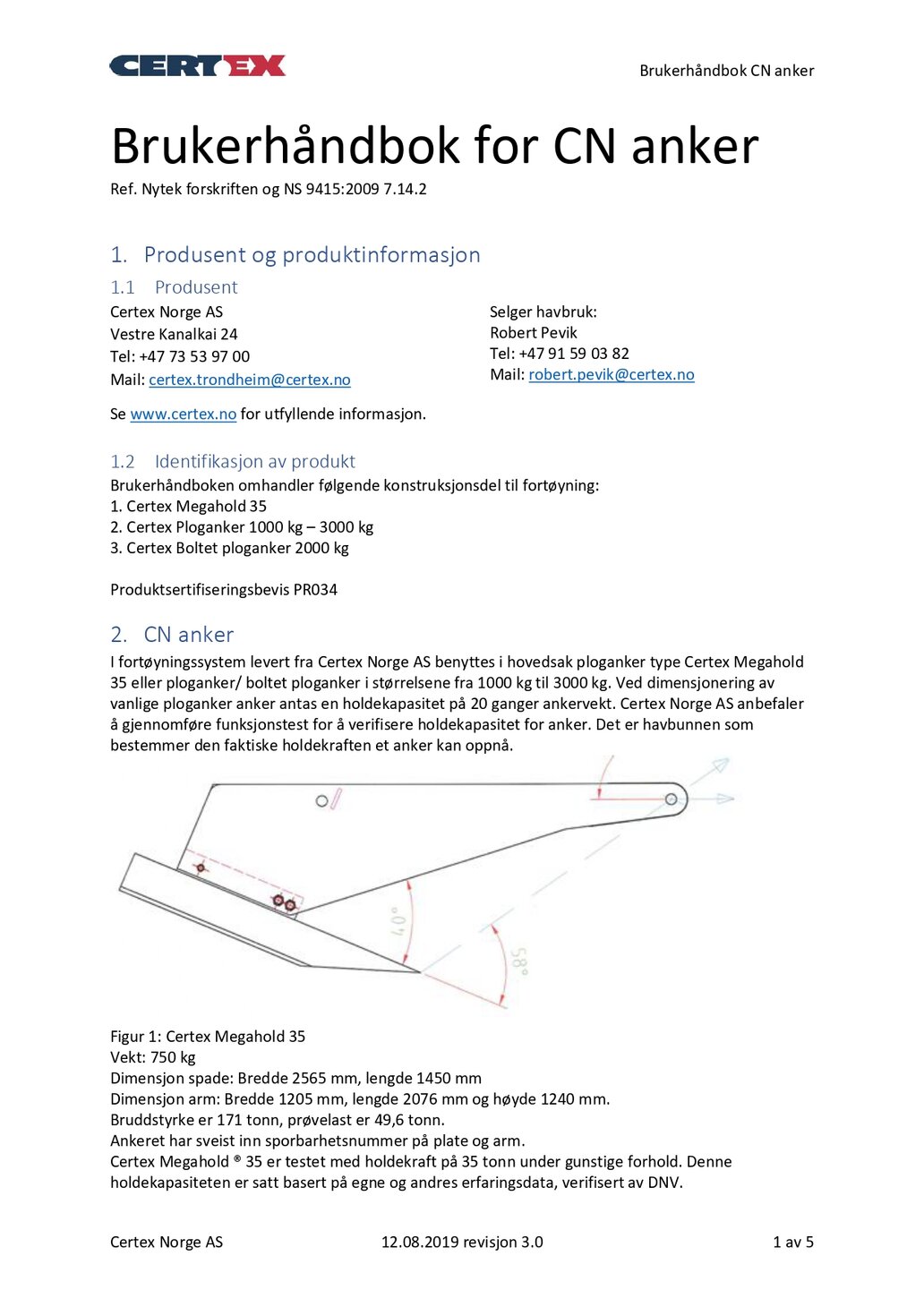 User Manual for CN Anchor