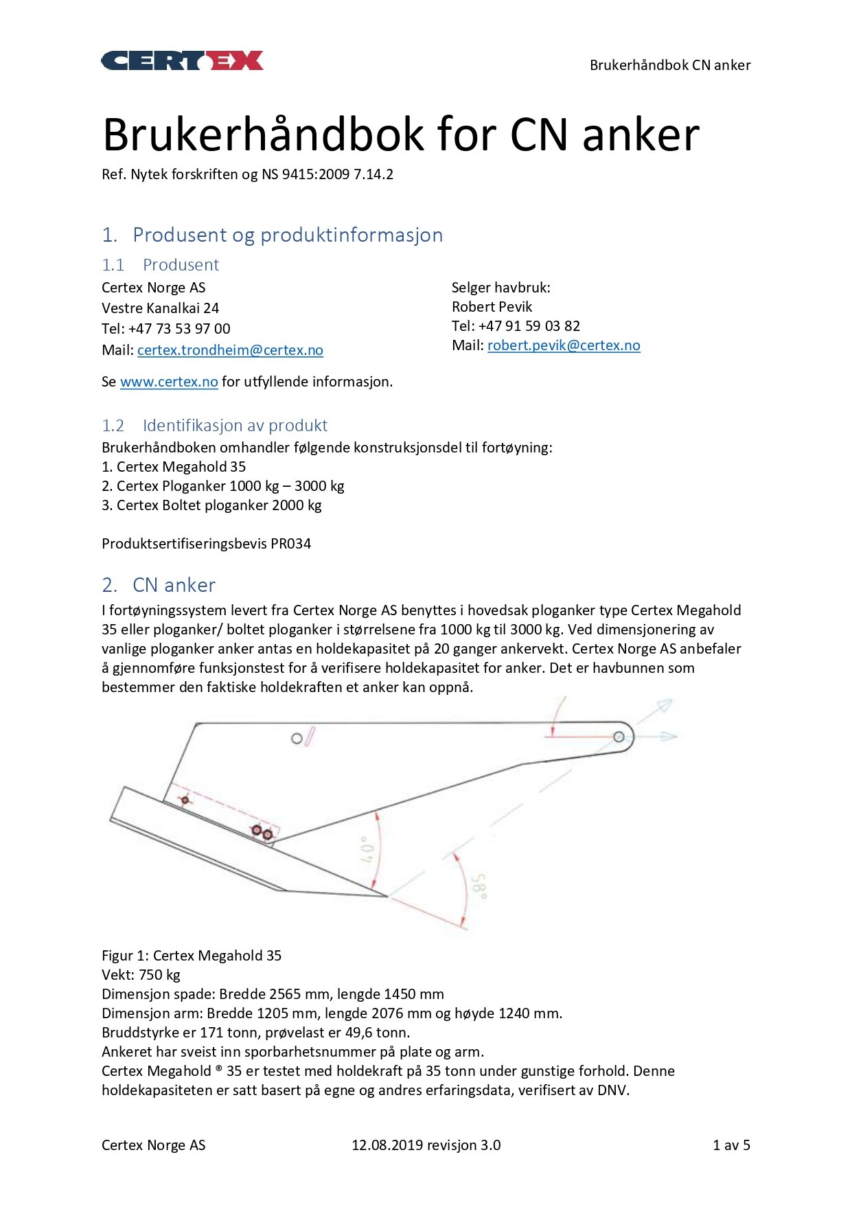 User Manual for CN Anchor