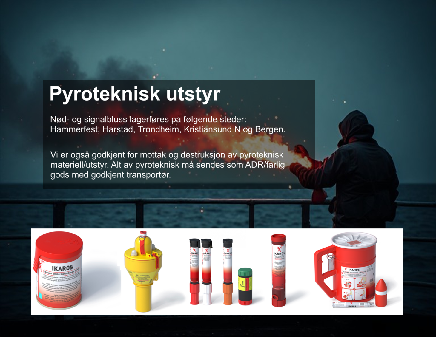 Pyroteknisk informasjon på Norsk