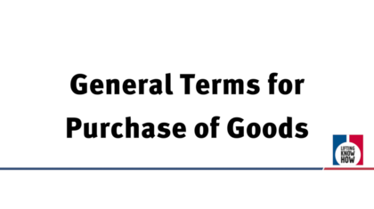 General Terms of Purchase of Goods