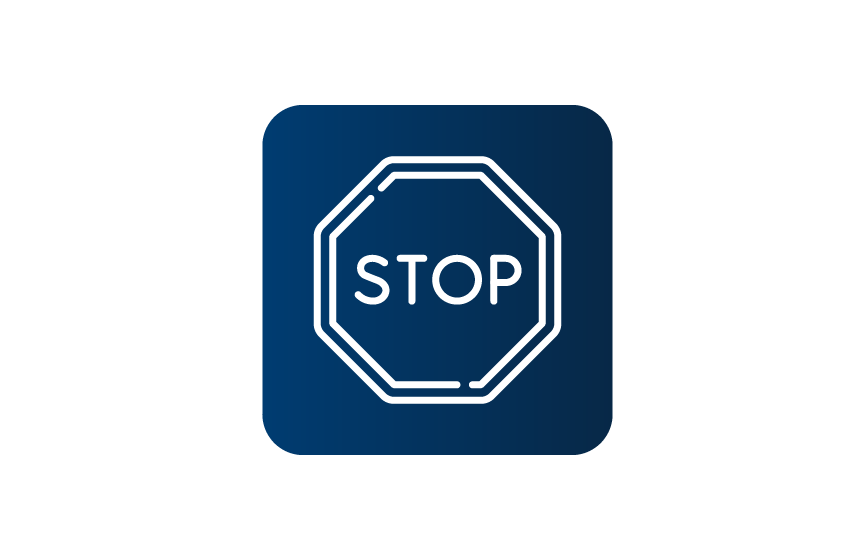Statisk ikon - Stopp