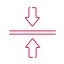 Compacted steel wire rope icon