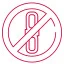 Steel wire rope not approved with the use of swivel