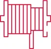 Winch rope steel wire rope icon