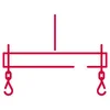 Heavy lifting-beam steel wire rope icon