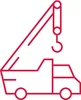 Mobile crane steel wire rope icon