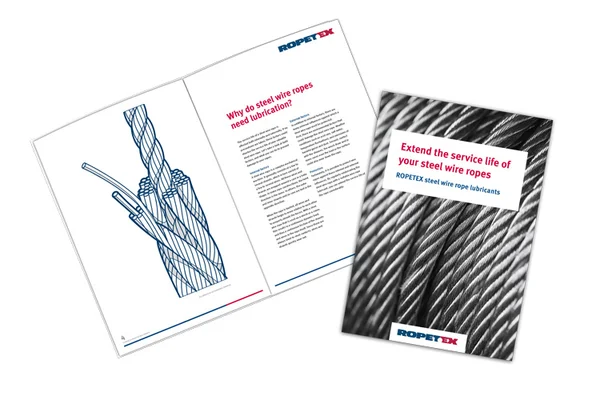 Ropetex catalogue about lubricants