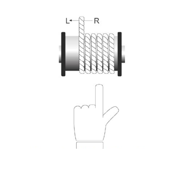 Left lay - Spooling right to left