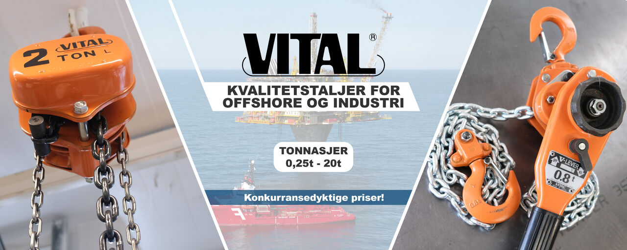 Vital hoists for offshore and any industry