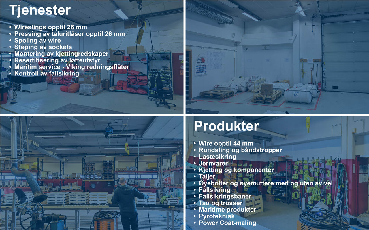 Produkter og tjenester ved Certex Norge avdeling Hammerfest