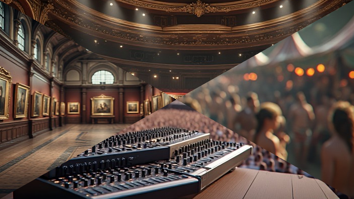 Entertainment solutions: stage rigging, lighting and sound, installations, fall safety