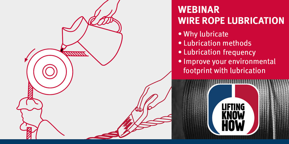 Webinar about steel wire rope lubrication