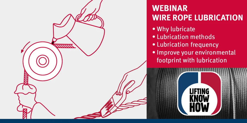 Webinar - the right way of wire rope lubrication | Certex Norge