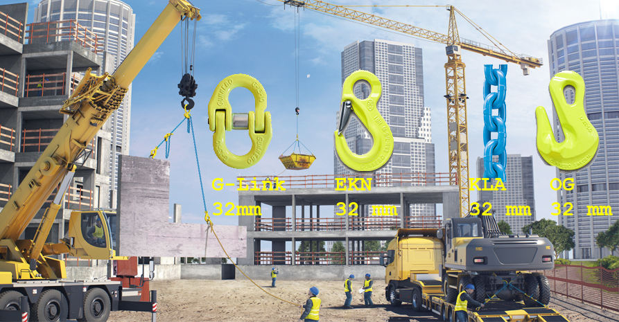High quality Grabiq Grade 10 chain sling components by Gunnebo. High quality Grabiq Grade 10 chain sling components by Gunnebo.