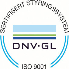 Certified control system DNV-GL ISO 9001