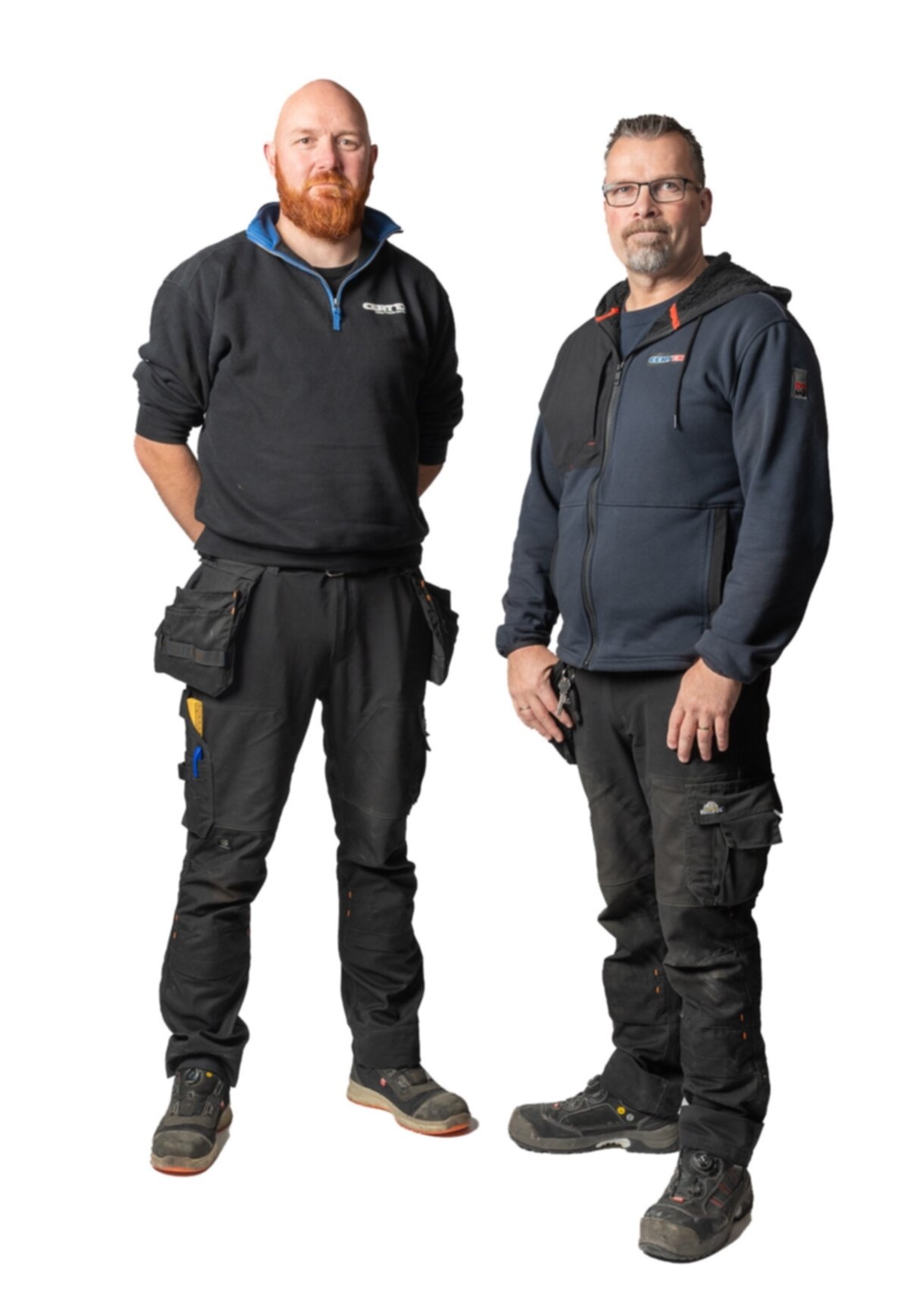 Rune og Robert står klare til å utføre service på ditt utstyr