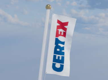 Certex logo flagg
